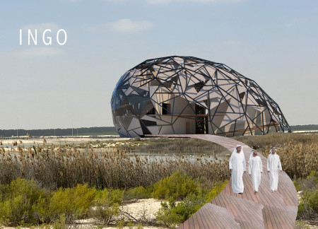 Perforated Facade and Fabric Canopy Enhancing Climate Responsiveness in a Wetland Visitor Center