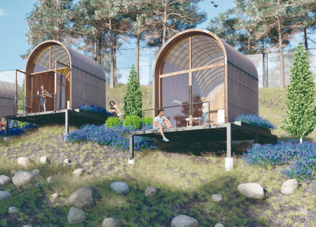 Natural Light-Filled Structure Featuring Polycarbonate and Sustainable Lumber in a Flexible Greenhouse Design