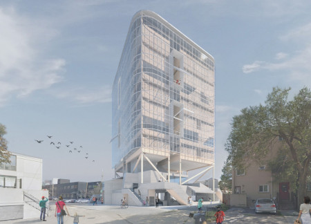 Rainwater Catchment Design With Double-Skin Facades Utilizing Concrete and Wood Elements