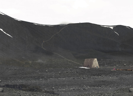 Charred Wooden Shingles and Cross-Laminated Timber Define a Sustainable Retreat in the Volcanic Landscape