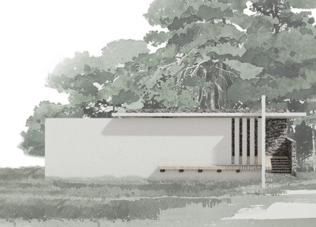 Basalt Walls and Kauri Flooring Shape a Mindful Retreat in Nature  