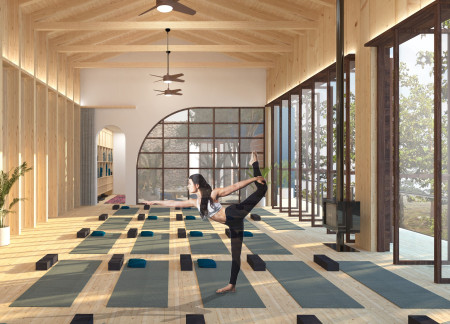 Charred Wooden Shingles and Cross-Laminated Timber Panels Shape a Multifunctional Community Hub  