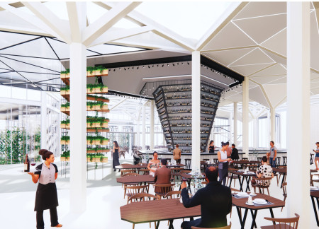 Charred Wooden Shingles and Cross-Laminated Timber Create a Biophilic Restaurant Experience