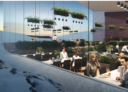 Volcanic Stone and Low-E Glass Create Sustainable Community Spaces in Iceland  