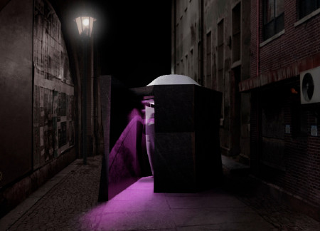 Translucent Polystyrene Dome And Scored Metal Surfaces Define An Interactive Music Space
