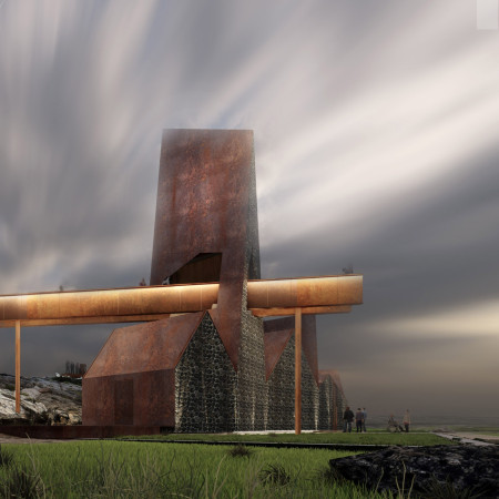 Charred Wooden Shingles and Lava Stone Create A Sustainable Hub in Icelandic Landscape