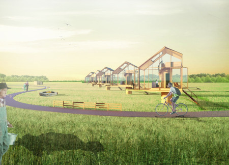 Charred Wooden Cladding and Cross-Laminated Timber Blend for a Sustainable Retreat in Latvia