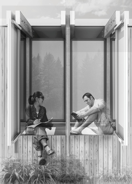 Cypress Retreat Crafted With GLULAM And Sustainable Design Principles In A Secluded Landscape