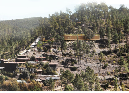 Charred Wooden Shingles and Cross-Laminated Timber Form a Serene Yoga Retreat in the Forest  