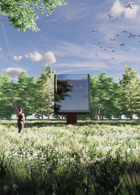 Charred Wooden Shingles and Transparent Structures Create a Refuge in Nature