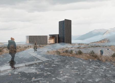 Charred Wooden Shingles and Cross-Laminated Timber Panels Enhance Sustainable Living Community  