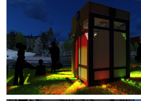Portable Dance Booth Featuring Acoustic Insulation and Aluminum Frame in Urban Settings