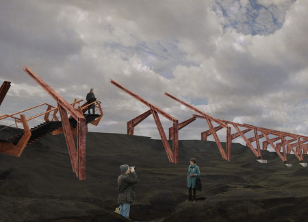 Corten Steel and Geothermal Integration in a Resilient Visitor Center Experience