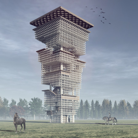 Charred Wooden Shingles and Cross-Laminated Timber Create Seamless Indoor-Outdoor Connection in Sustainable Multi-Use Space