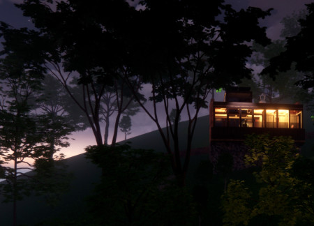 Rammed Earth Retreat Enveloped in Natural Hues with Photovoltaic Integration  