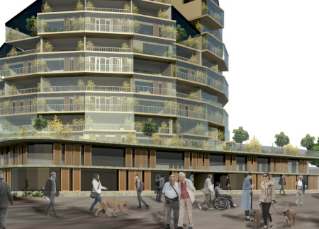 Cross-Laminated Timber and Charred Shingles Shaping Resilient Urban Living