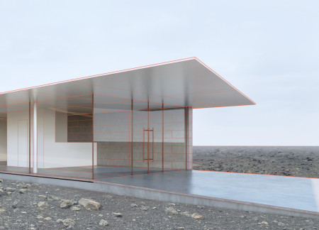 Charred Timber Canopy Embracing Volcanic Landscape While Offering Panoramic Views