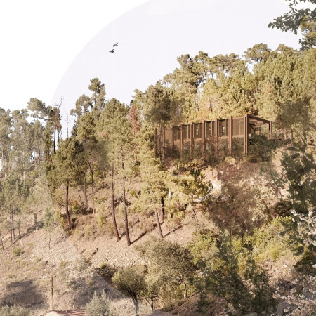 Charred Wooden Shingles and Cross-Laminated Timber Create a Versatile Urban Space  