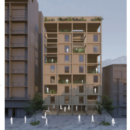 Cross-Laminated Timber Units Designed for Earthquake Resilience in Urban Areas