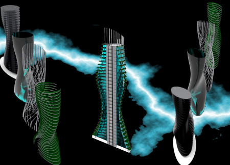 Harnessing Kinetic Energy Through Piezoelectric Technology in a Green Multifunctional High-Rise