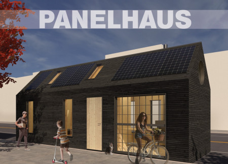 Charred Wooden Shingles and Cross-Laminated Timber Panels in Sustainable Housing Solutions  