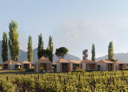 Charred Wooden Shingles and Reclaimed Materials Unite in Sustainable Winery Design  
