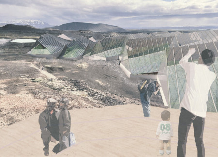 Vertical Farming Greenhouses Enhanced by Recycled Concrete and Panoramic Glass Integrating Community and Agriculture