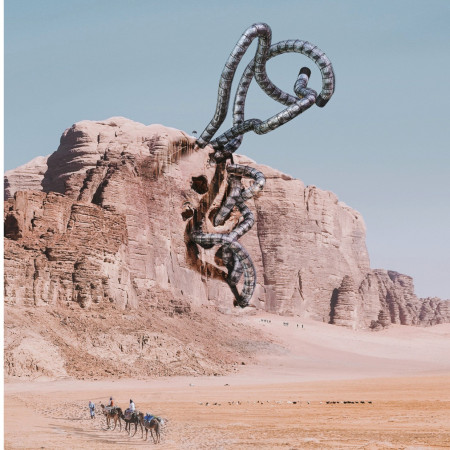 Robotic Mechanism And Glass Facades Integrated Into Earth-Tone Structure In Wadi Rum  