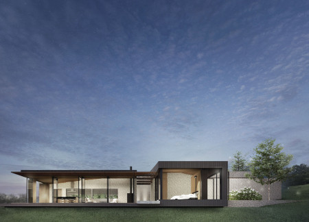 Charred Wooden Shingles and Cross-Laminated Timber Panels Define Sustainable Community Spaces