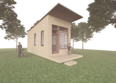 Rainwater Harvesting Microhome Built With Straw Bale And Eco-Insulation Techniques  