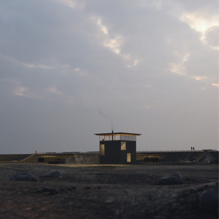 Charred Wooden Shingles and Glazed Facades in a Landscape-Integrated Visitor Center