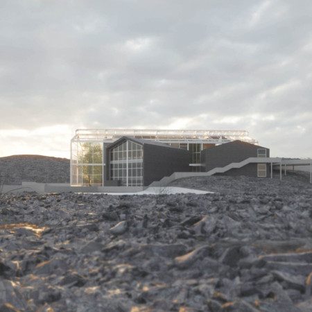 Biophilic Design Featuring Cor-Ten Steel and Sustainable Timber for Community Engagement