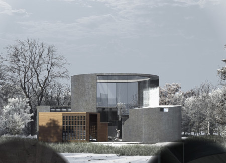 Charred Wooden Shingles and Cross-Laminated Timber Panels Define a Contemporary Urban Retreat  