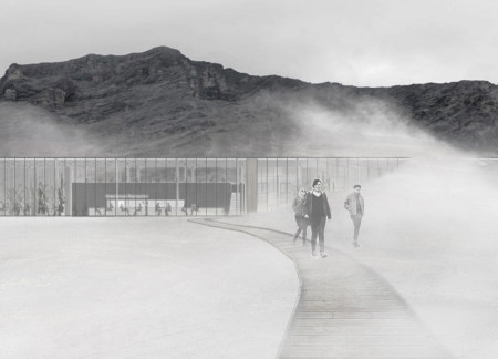 Greenhouse Dining Experience Featuring Steel Framework and Expansive Glass Facades