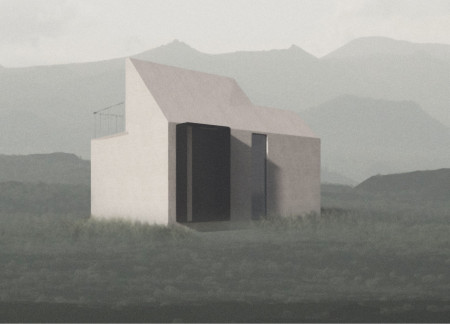 Sliding Walls and Expansive Views in a Sustainable Microhome Design  