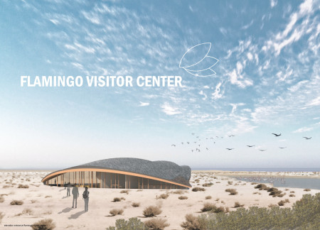 Date Palm Roof Structure with Interactive Exhibits in a Sustainable Visitor Center