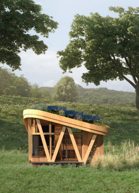 Bioclimatic Design With Green Roofs and Laminated Timber for Coastal Resilience  