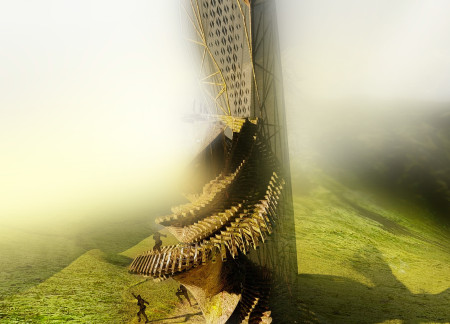 Sculptural Observation Tower Crafted From Local Timber and Geometric Formations in Iceland's Landscape