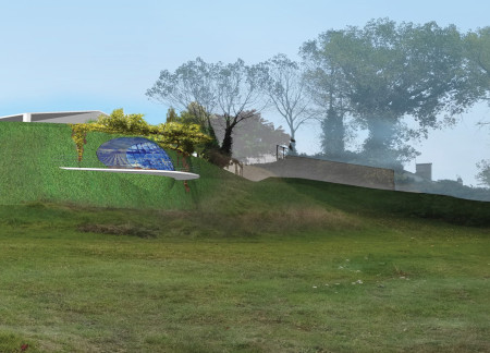 Subterranean Pavilion Crafted With Sustainable Bamboo and Reclaimed Wood Tailored for Vineyard Experiences  