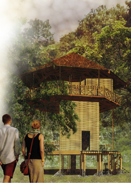 Charred Wooden Shingles and Transparent Glass Define a Multifunctional Community Center  
