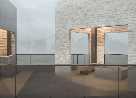 Charred Wooden Shingles and Cross-Laminated Timber Panels Transforming Urban Living Spaces