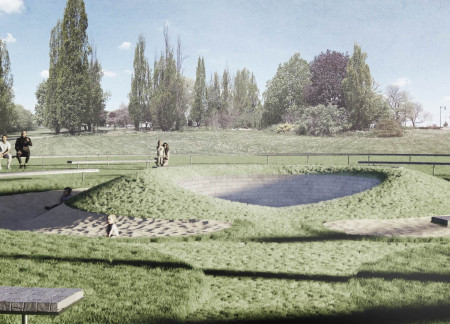 Tactile Reflections in Sand and Brick for Communal Healing Spaces