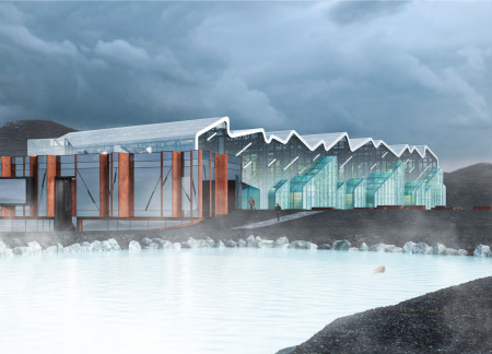 Corten Steel Facade and Geothermal Efficiency in a Sustainable Greenhouse Design  