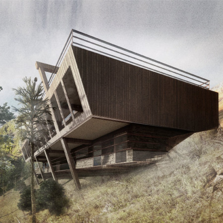 Cantilevered Yoga Center Embracing Local Timber and Natural Surroundings