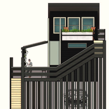 Charred Wooden Shingles and Solar Panels Define a Sustainable Tiny Home Design in the Midwest