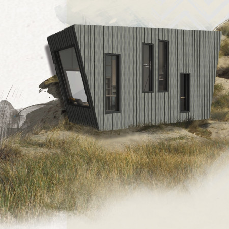 Larch Cladding and Rainwater Harvesting in a Coastal Retreat