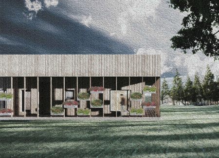 Vertical Gardens and Cross-Laminated Timber Panels Shape an Interconnected Family Dwelling