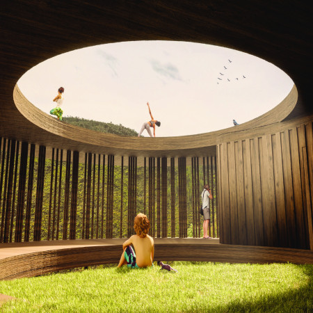 Circular Sanctuary Crafted From Local Timber and Embracing Biophilic Principles