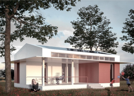 GFRP Framework and Photovoltaic Integration in a Sustainable Modular Housing Solution  