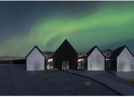 Charred Wooden Shingles and Cross-Laminated Timber Shape a Sustainable Community Retreat